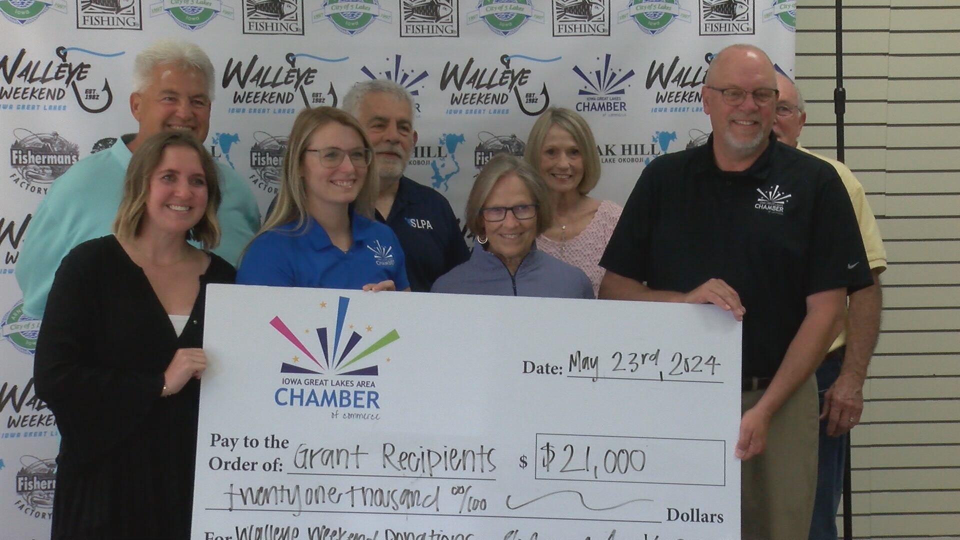 Iowa Great Lakes Chamber of Commerce awards $21,000 to local organizations - Vimarsana News