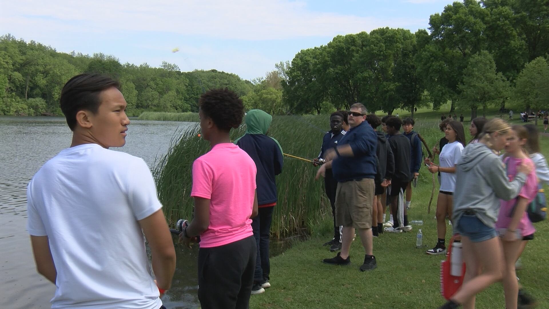 North Middle 8th graders go fishing - Vimarsana News