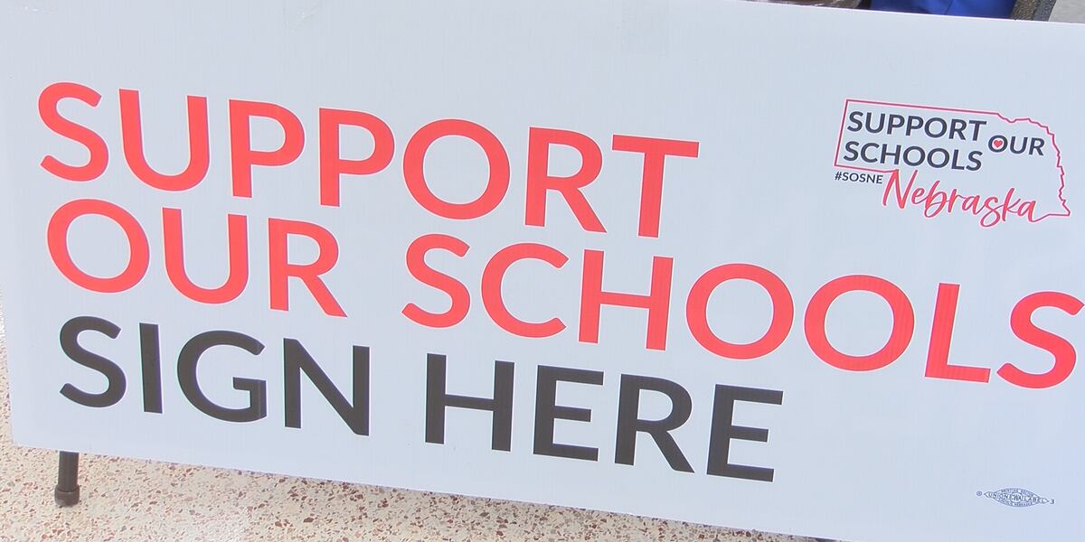 Support Our Schools Nebraska held a petition drive to repeal private school voucher system Support Our Schools Nebraska held a petition drive to repeal private school voucher system
